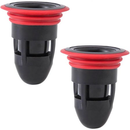 (2 STK) Anti-lukt Plugg for Kloakk Dusj Gulvsluk Evakuering Gulvsluk Anti-tilbakestrømning Slukplugg 41-50mm [DB]