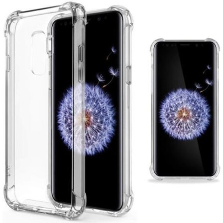 Skal till Samsung Galaxy S9 PLUS - Transparent TPU Gel Mjuk Silikon Stötsäker [Phonillico ]