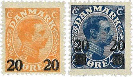 Danmark 1926 - AFA 152-153 - Postfrisk