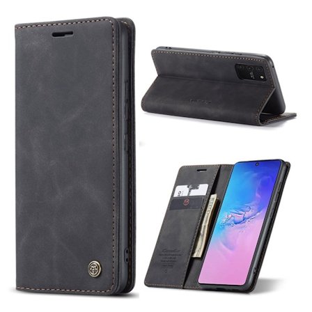 CaseMe Samsung Galaxy S10 Lite Vintage Etui - Svart