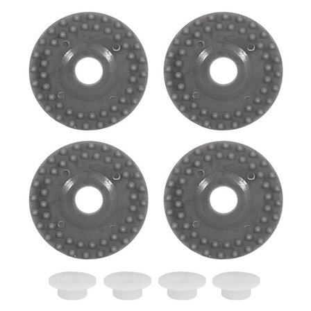 Silver Reed SK840 SK580 SK270 SK218 SK325 Strikkemaskine Dele 4 Gummihjul 4 Ringe