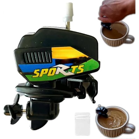 Kaffevisp med båtmotor, Kaffevisp med båtmotor, Nyhet Kaffemikser med båtmotor, Elektrisk mini kaffevisp, Kaffevisp motorbåt