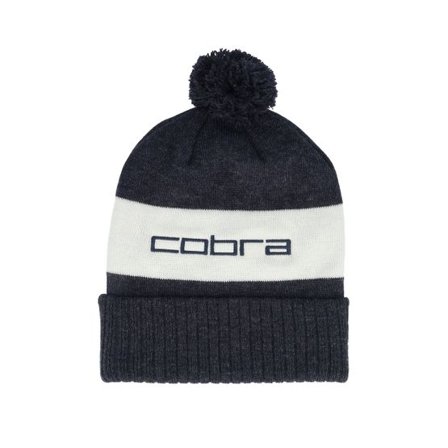 Cobra - Blå pom Beanie - Beanie Navy Pom @ Hatstore