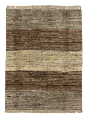 Randig Liten Gabbeh Persisk Fine Matta 155X196 Ull