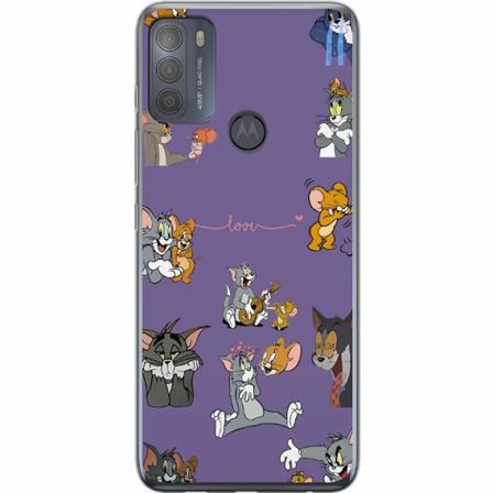 Motorola Moto G50 Genomskinligt Skal Tom Och Jerry