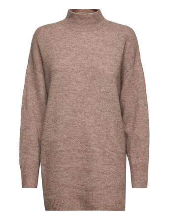 Objellie L/S Knit Tunic Brown Object