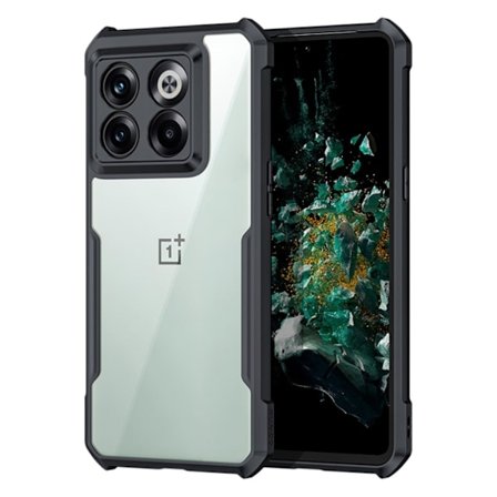 Stødsikkert OnePlus Ace Pro / OnePlus 10T hybridcover - Sort