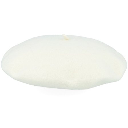 Jaxon & James - Weiss beret Hut - Wool Off White Beret @ Hatstore