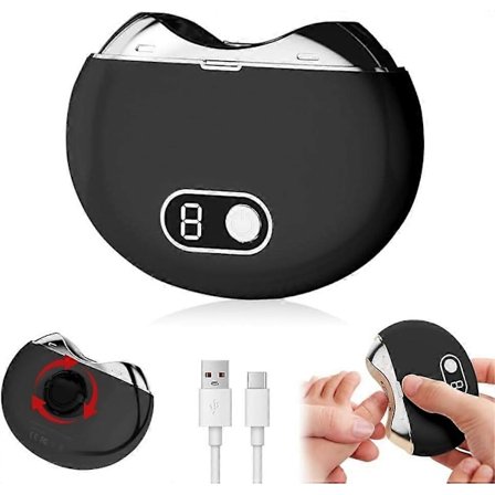 Elektriske Negleklippere, Elektrisk Negletrimmer med 3 Hastigheder, Automatisk Negle