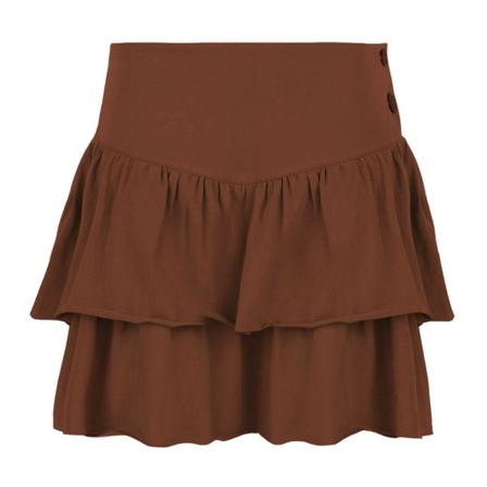 by Insomnia, Spódnica mini Nila Skirt Brązowy, Kobieta, Rozmiar: M