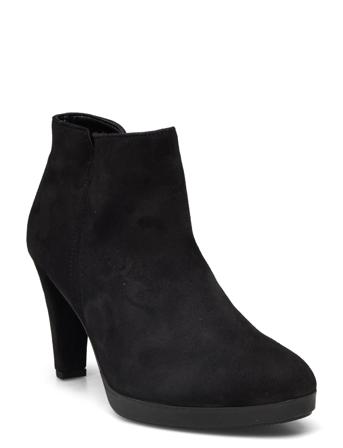 Ankle Boot Shoes Boots Ankle Boots Ankle Boot - Heel Svart Gabor*Betinget Tilbud