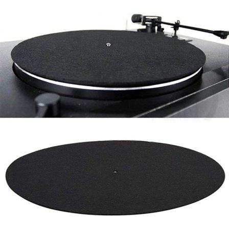 DJ Skivspelarmatta Antistatisk Matta Skivspelarmatta Skivspelare Slipmatta Vinyl Vinyl Slipmatta, Filt Skivunderlägg 12 Tum