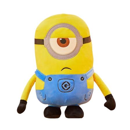 Minions plysdyr plyslegetøj Stuart/kevin/bob, Kawaii blød sød sovende plys bamse pude Valentinsdag til børn småbørn 30cm Stuart