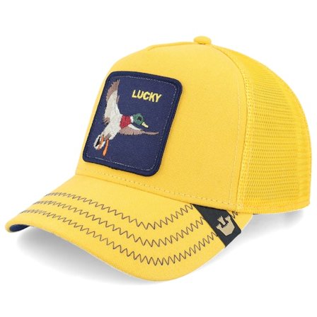 Goorin Bros. - Jaune trucker Casquette - Gotta Be Quicker Core Canvas A-Frame Trucker @ Hatstore