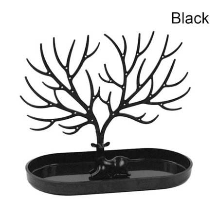 Smyckesdisplayställ Smyckesfack SVART Svart