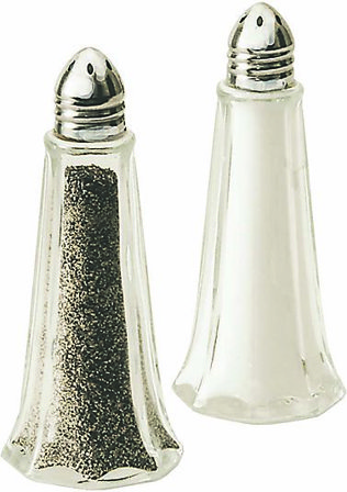 AANONSEN SALT- OG PEPPER SETT GLASS