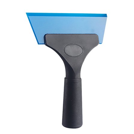 Bilvinduskrape med sklisikkert håndtak, ergonomisk design, slitesterk gummiblad, silikonskrape, rengjøringsverktøy for flere overflater for 