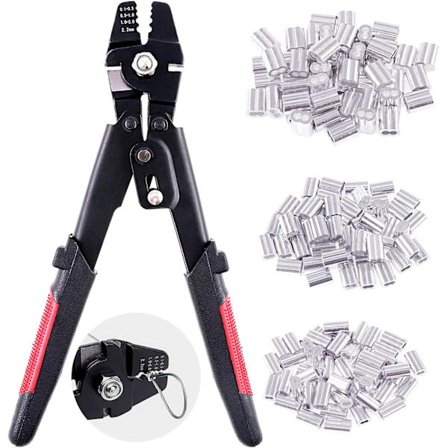 Profesjonell krympeverktøy for vaier opptil 2,2 mm med 15, ZQKLA