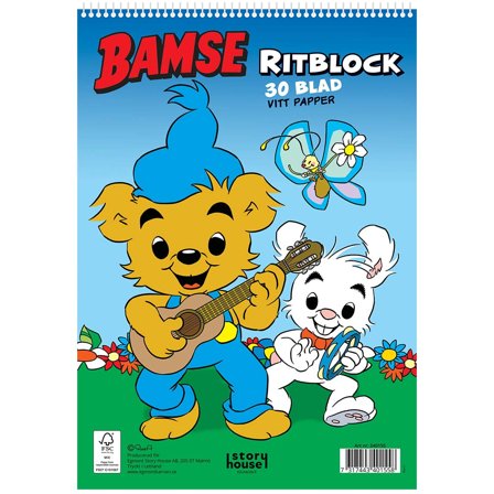Kärnan Piirustuslehtiöt Bamse