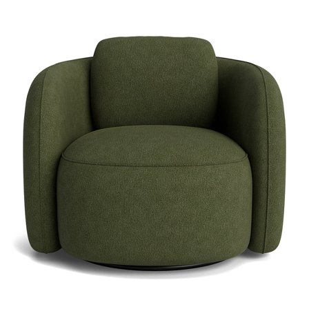 Lana lænestol, drejefunktion - Aragon Grøn - 102x95x81 - Lænestol