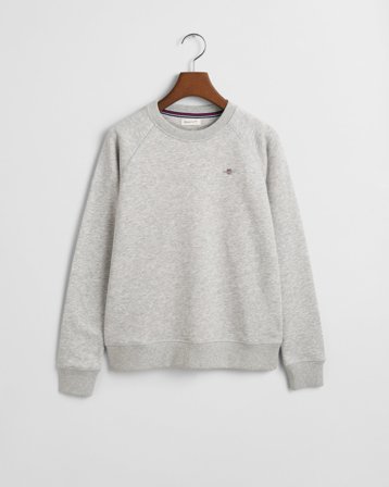 GANT Teenager Rundhals-Sweatshirt (134/140) Hellgrau
