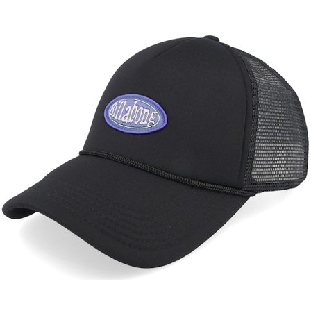 Billabong - Zwart trucker Cap - Riot Black Trucker @ Hatstore