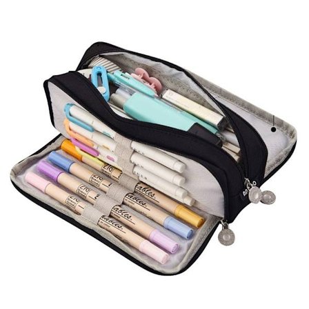 Stort Penalhus Blyanttaske SORT