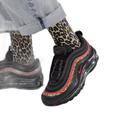 Nike Black And Leopard Print Air Max 97 trainers