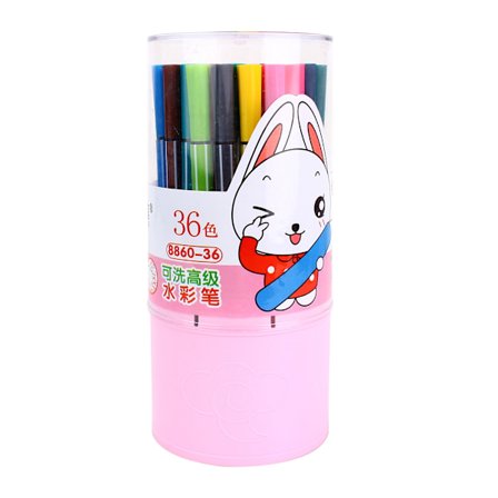 Marker Set 36 Färger Student Mark Pen Vattenfärgpennor Konst Målarpennor Present