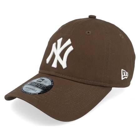 New Era - MLB - Brown - unconstructed - Cap - New York Yankees League Essential 9TWENTY Brown/White Dad Cap - Hatstore