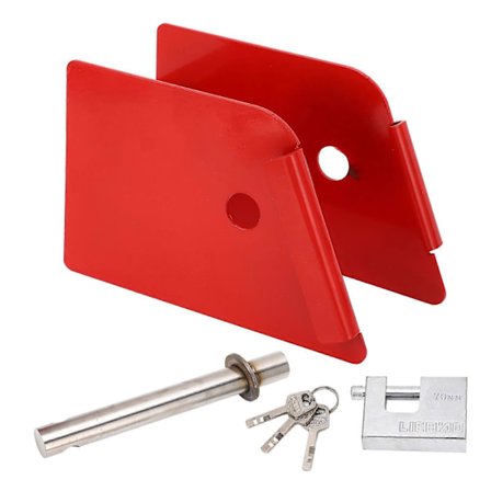 Bremse Clutch Pedal Lås Tyverisikring Immobiliser Gasspedal Klo med Abus Lås for TRANSPORTER T3