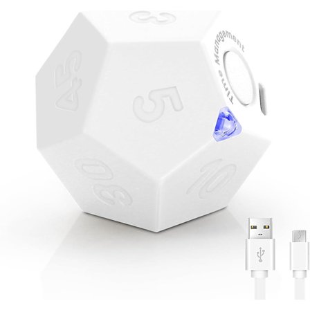 Terning Timer, Tidshåndtering Dodekaeder Timer, Timer Til Børn, Køkken Timer Til Madlavning, Produktivitets Pomodoro Timer (FMY)