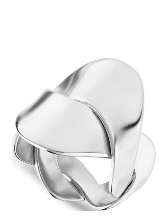 Big Wavy Ring Ring Smykker Sølv Jane Koenig