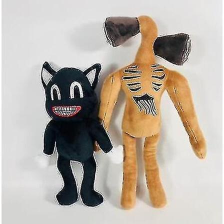 2st/ set Anime Sirenhead Plyschleksak Siren Head Stoppad Doll Jugue