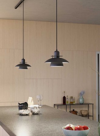 Primus IV taklampe Ø28 - matt sort