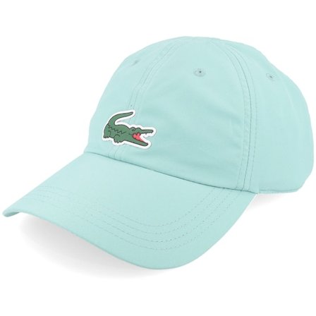 Lacoste - Grön unconstructed Keps - Patch Logo Vert Mint Dad Cap @ Hatstore