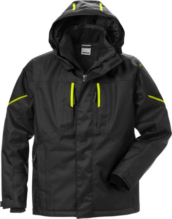 Fristads 4058 GTC Vinterjacka svart/Hi-Vis gul Svart/Hi-Vis Gul, Kläder