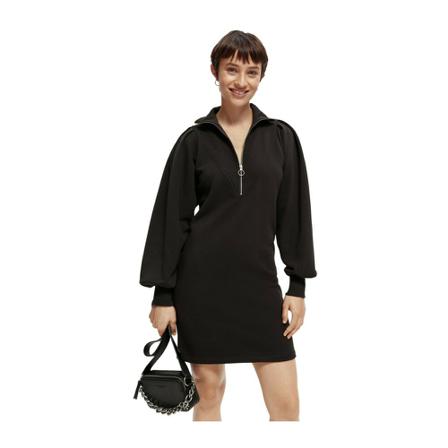 Scotch & Soda, Day Dresses Zwart, Dames, Maat:S