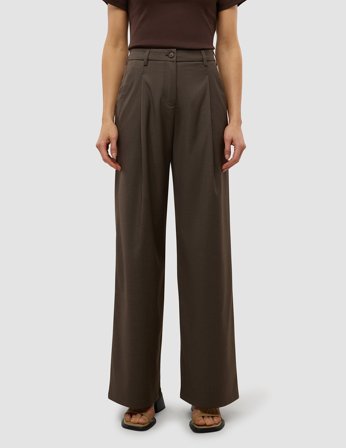 Shaping New Tomorrow - Female - Skye Pants - Dark Chestnut Melange - Wide Fit - Size 30/30