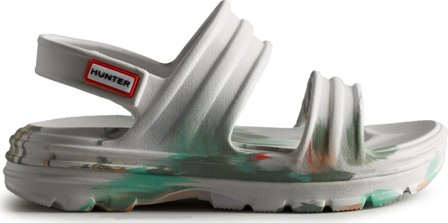 Hunter Boots Ltd Women's Bloom Algae Marble Sandal Women sandals White 39