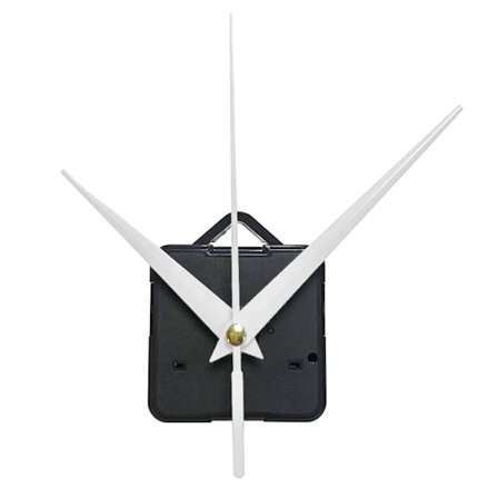 1 Sett Kvarts Veggklokke Urverk Mekanisme HVIT TYPE A TYPE A