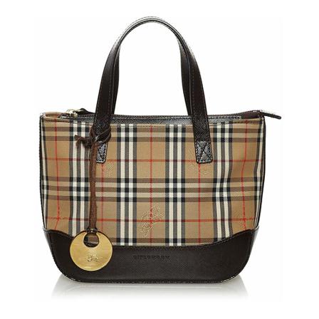 Burberry Vintage Pre-owned HandTass , Bruin , Dames , Maat: ONE Size Vintage Tassen