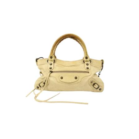 Balenciaga Vintage Pre-owned Läder balenciaga-vskor beige, Dam Vintage Väskor, Dam, Storlek: ONE SIZE