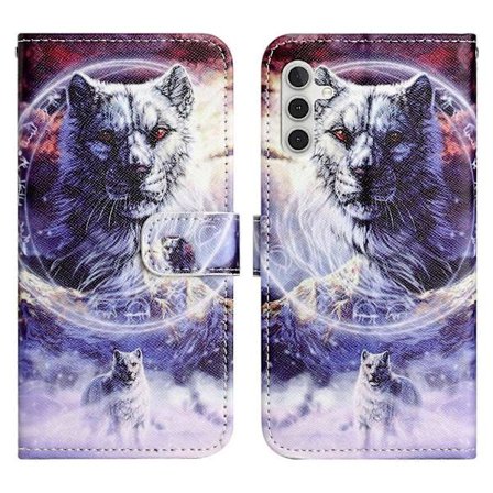 Yhteensopiva Samsung Galaxy A56 5G -kotelon kanssa, kuvioitu PU-nahkainen lompakkokotelo, ristikkäinen tekstuurilingling}