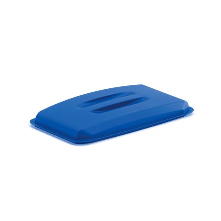 Deckel für Abfallbehälter OLIVER 60 l, blau