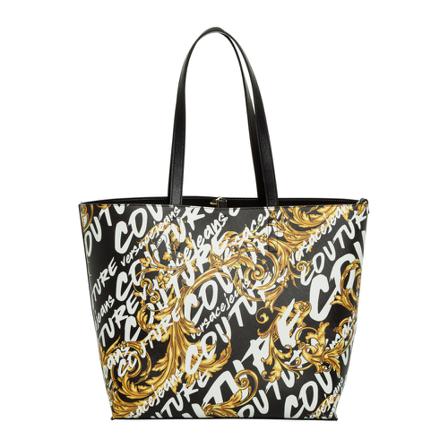 Versace Jeans Couture, women's shoulder bag Logo Brush Couture I Zwart, Dames, Maat:ONE Size
