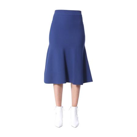 Sportmax, Midi Skirts Niebieski, Kobieta, Rozmiar: S
