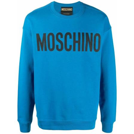 Moschino Sweatshirts Blå, Herre