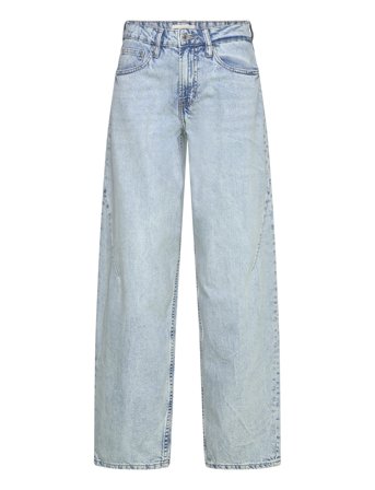 Gina Tricot Baggy-Crush Jeans - Blue - 34