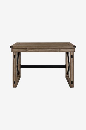 Dorel Home - Tietokonepöytä Wildwood Wood Veneer - Harmaa - Kirjoituspöydät - - Homeroom